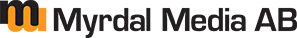 Myrdal media skiss Logotyp